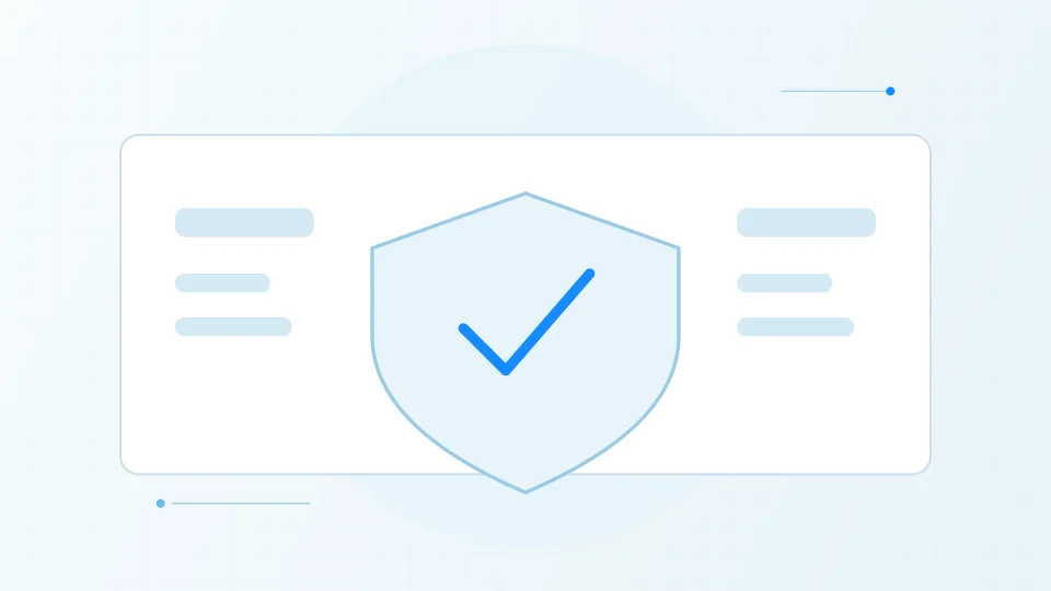 Original illustration of a website protected by account controls, software updates and a recoverable backup.